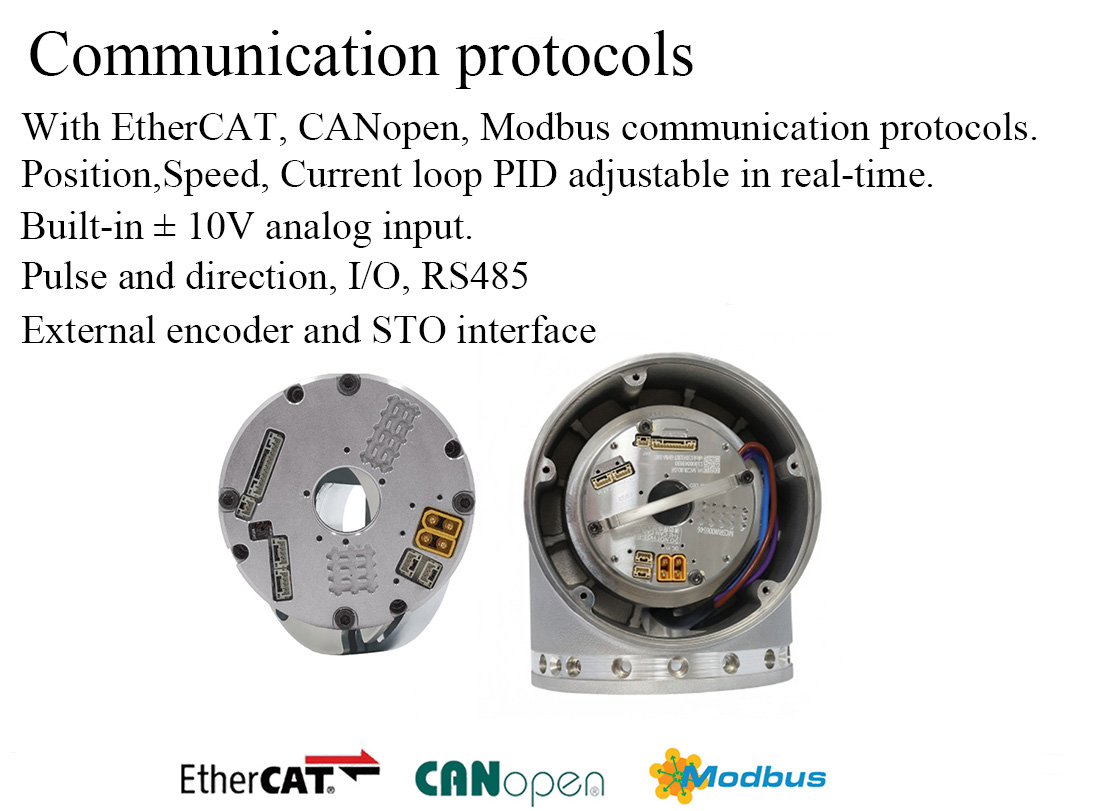 protocol modes for eRob series robot joint actuator